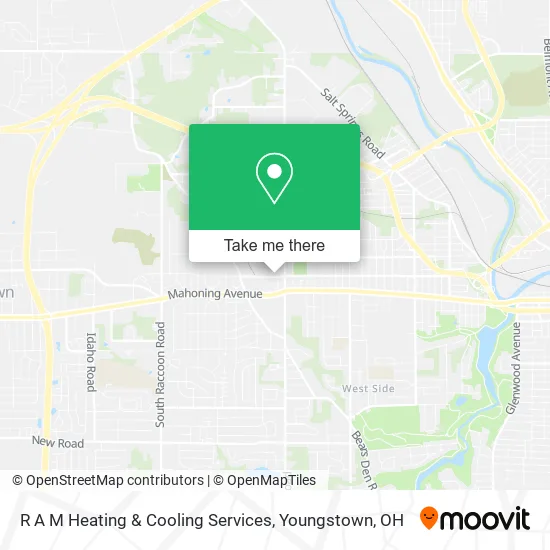 R A M Heating & Cooling Services map