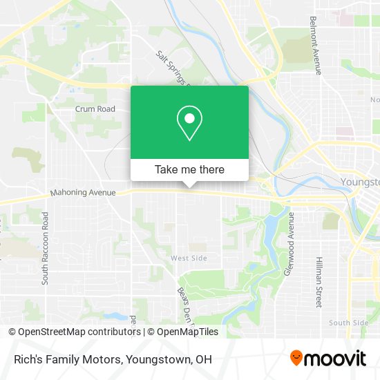 Rich's Family Motors map