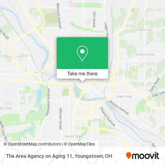 Mapa de The Area Agency on Aging 11