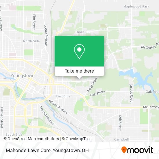 Mapa de Mahone's Lawn Care