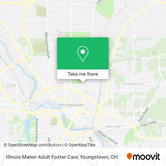 Mapa de Illinois Manor Adult Foster Care