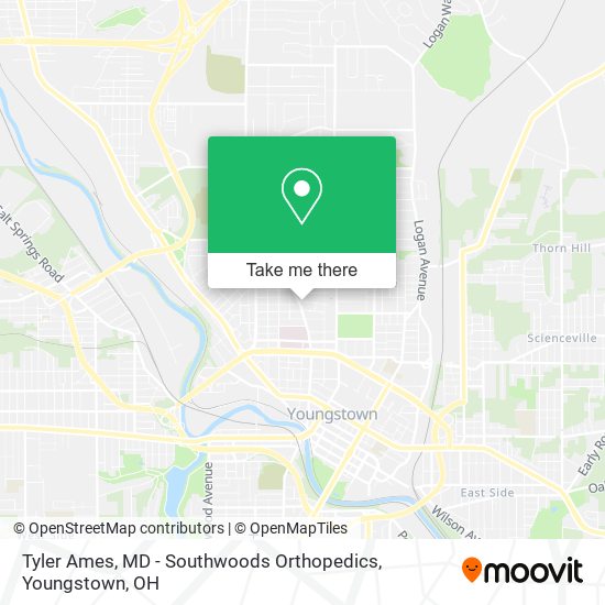 Tyler Ames, MD - Southwoods Orthopedics map