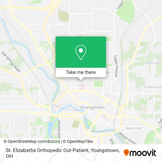 St. Elizabeths Orthopedic Out-Patient map