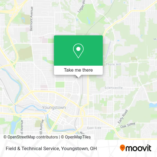 Field & Technical Service map