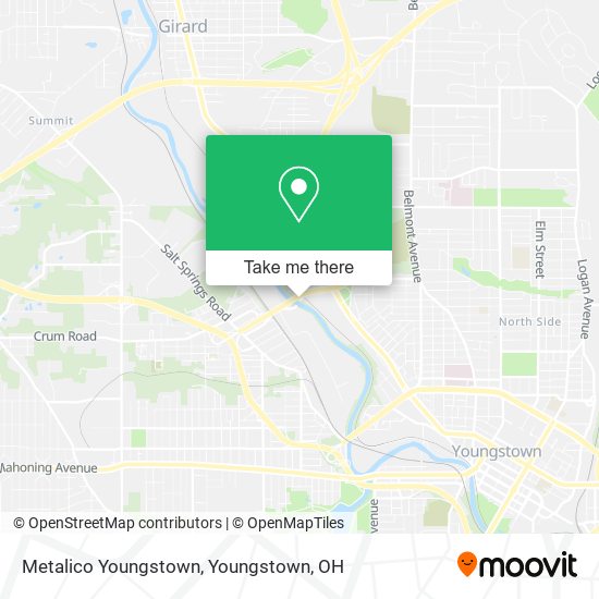 Metalico Youngstown map