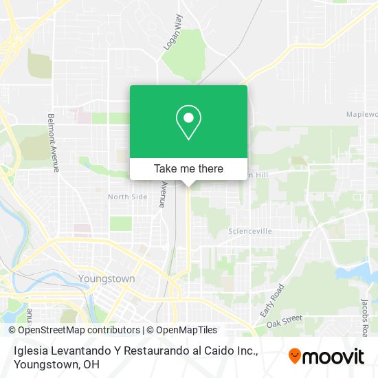 Mapa de Iglesia Levantando Y Restaurando al Caido Inc.