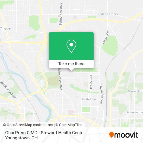 Mapa de Ghai Prem C MD - Steward Health Center