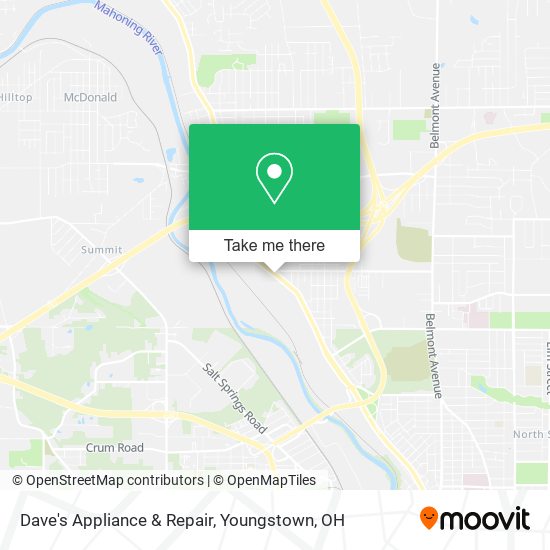Mapa de Dave's Appliance & Repair