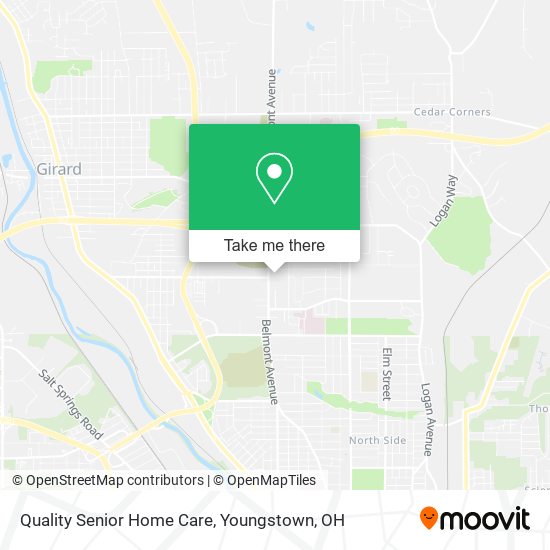 Quality Senior Home Care map