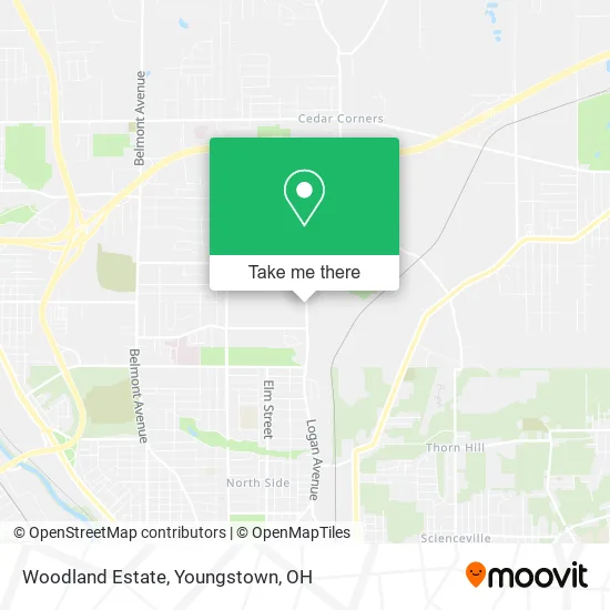 Mapa de Woodland Estate