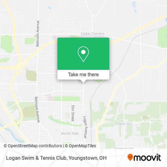 Logan Swim & Tennis Club map