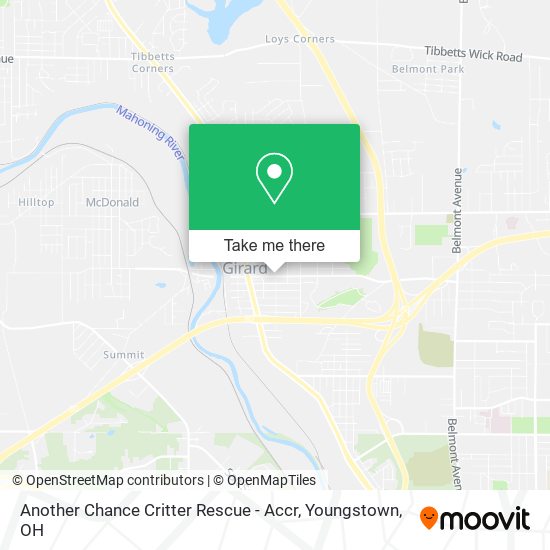 Another Chance Critter Rescue - Accr map
