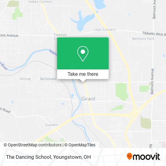 The Dancing School map