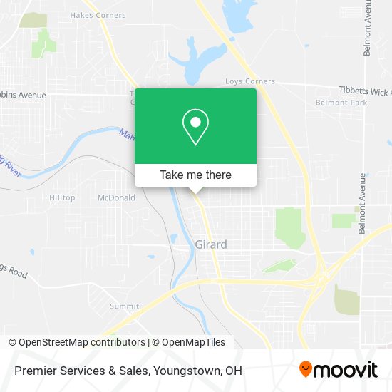 Premier Services & Sales map