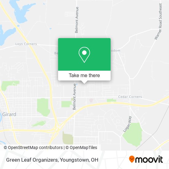 Green Leaf Organizers map