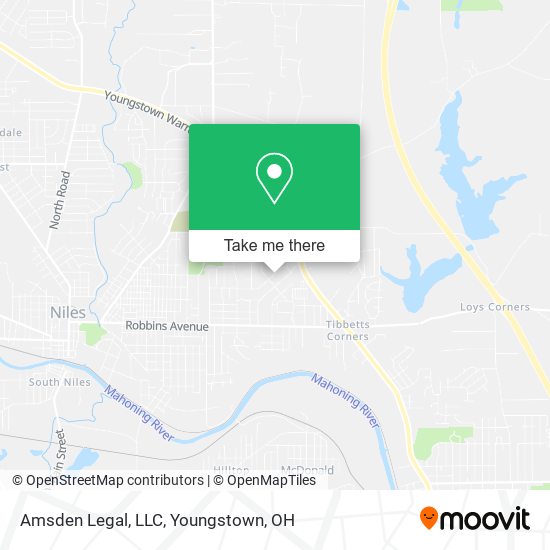 Mapa de Amsden Legal, LLC