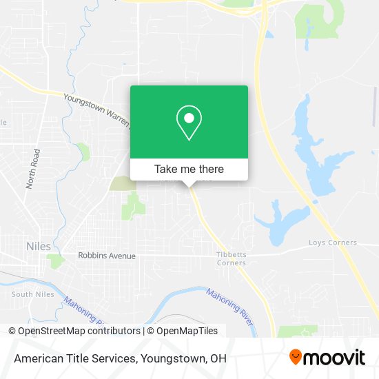 American Title Services map