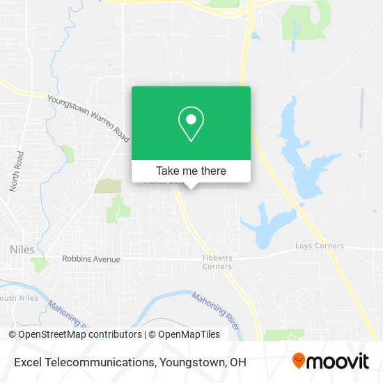 Excel Telecommunications map