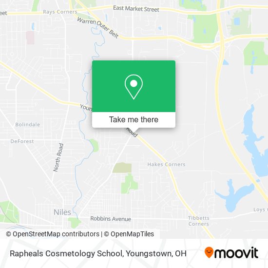 Rapheals Cosmetology School map