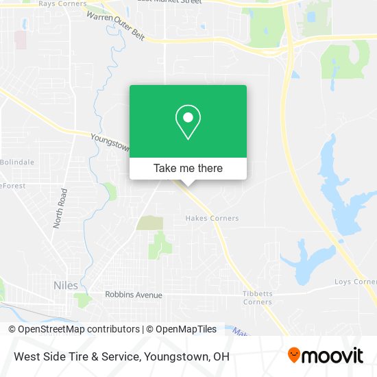Mapa de West Side Tire & Service