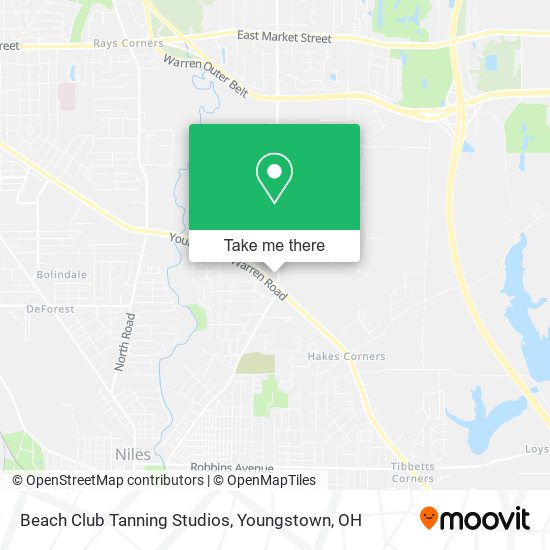 Beach Club Tanning Studios map