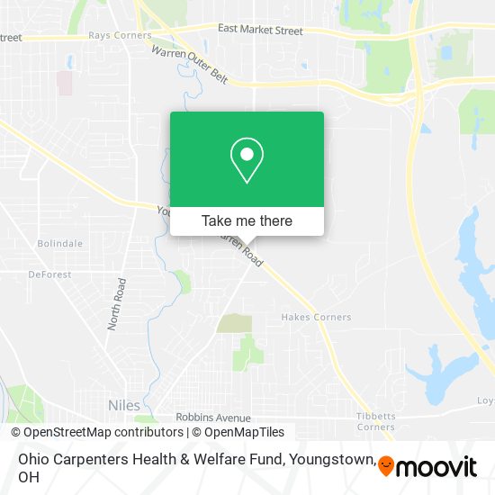 Ohio Carpenters Health & Welfare Fund map