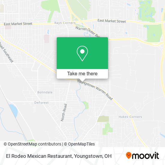 El Rodeo Mexican Restaurant map