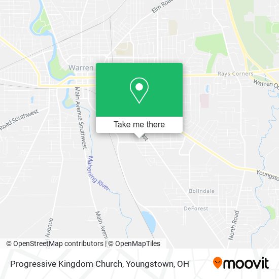 Progressive Kingdom Church map