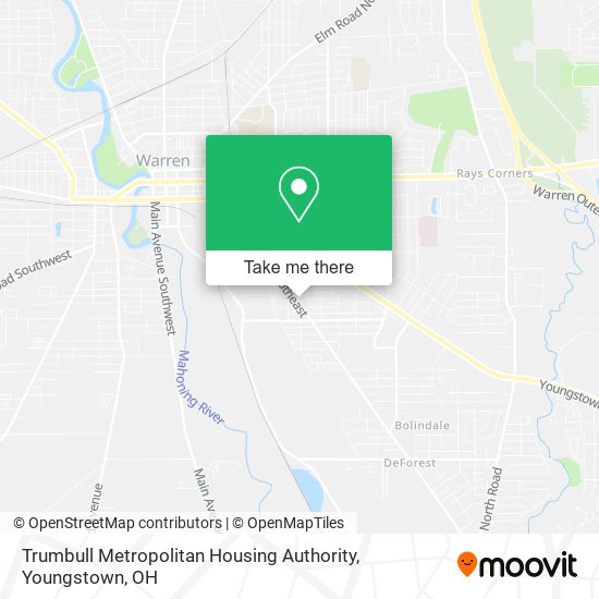 Mapa de Trumbull Metropolitan Housing Authority