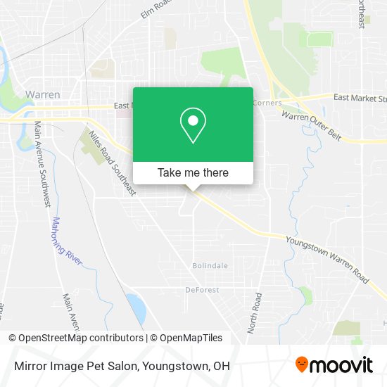 Mirror Image Pet Salon map