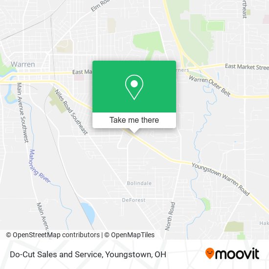 Do-Cut Sales and Service map