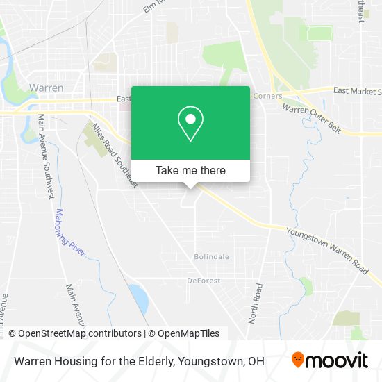 Warren Housing for the Elderly map