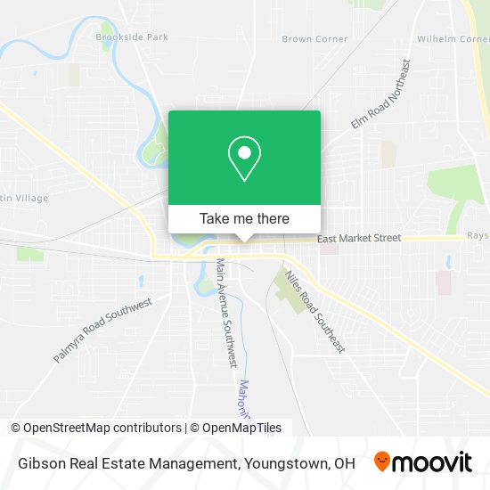 Gibson Real Estate Management map