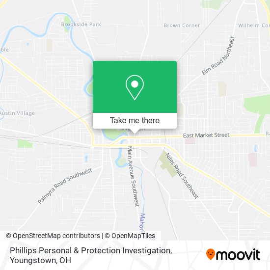 Phillips Personal & Protection Investigation map