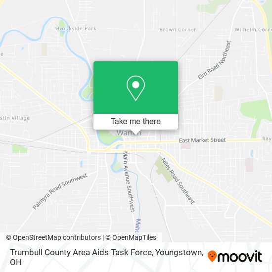 Trumbull County Area Aids Task Force map