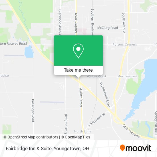 Mapa de Fairbridge Inn & Suite