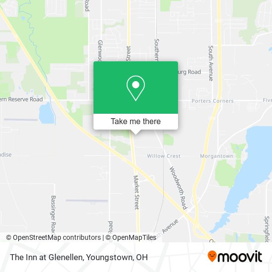 The Inn at Glenellen map