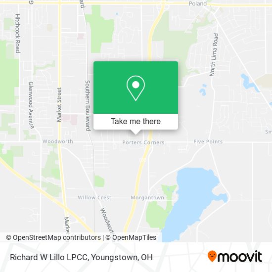 Richard W Lillo LPCC map