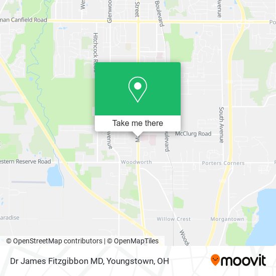 Dr James Fitzgibbon MD map