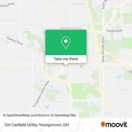 OH Canfield Utility map