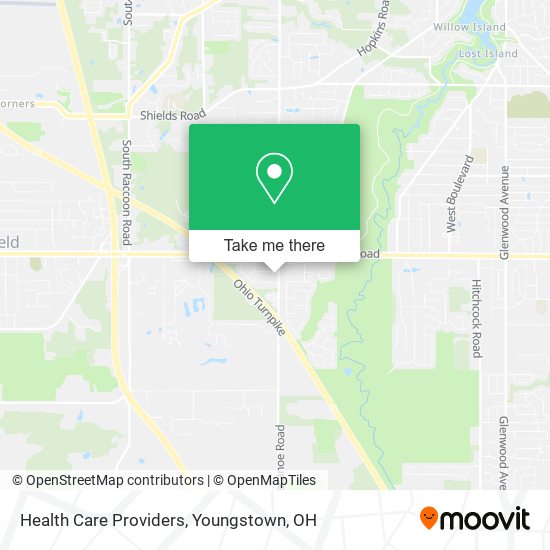 Health Care Providers map