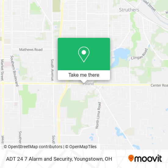 ADT 24 7 Alarm and Security map