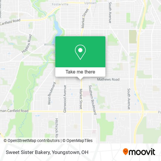 Mapa de Sweet Sister Bakery