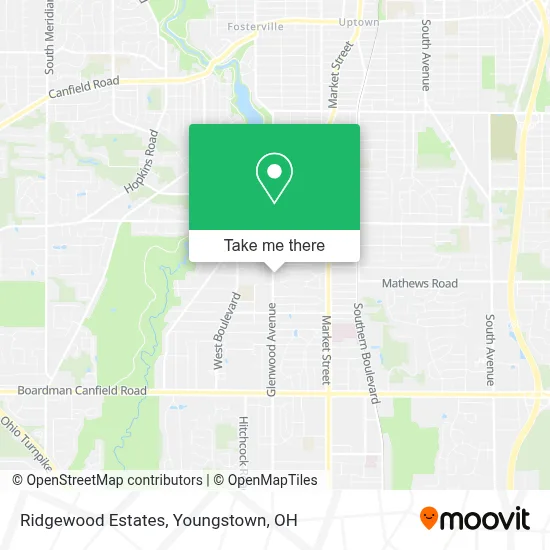 Ridgewood Estates map