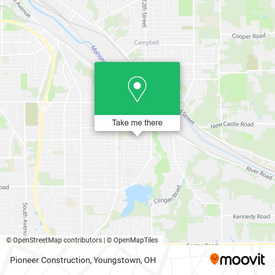 Pioneer Construction map