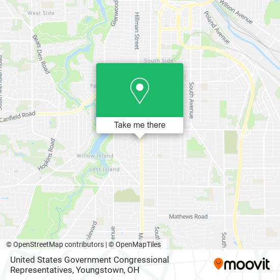 Mapa de United States Government Congressional Representatives