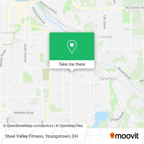 Steel Valley Fitness map