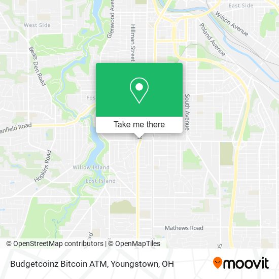 Budgetcoinz Bitcoin ATM map