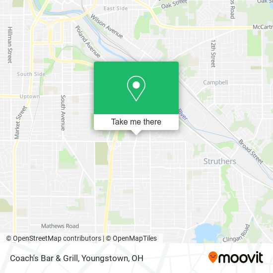 Coach's Bar & Grill map