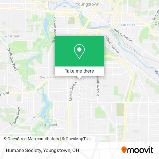 Mapa de Humane Society